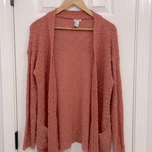 Forever 21 pink sweater cardigan Size S, lightly worn